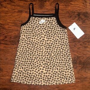 NWT Nike Black and Tan Floral Dress (3T)